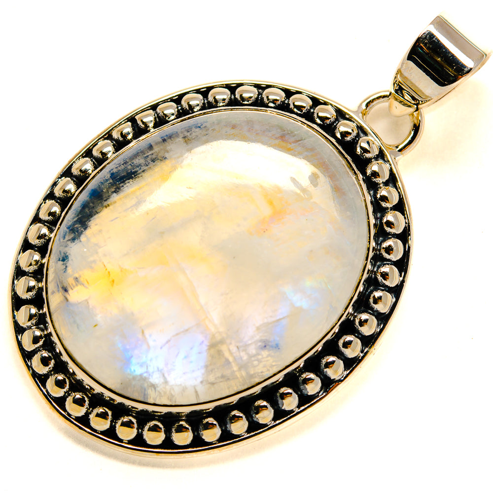 Rainbow Moonstone Pendants handcrafted by Ana Silver Co - PD24800 - Photo 2