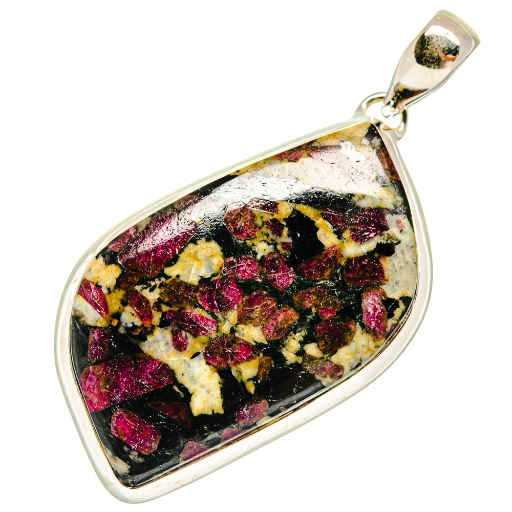 Russian Eudialyte Pendants handcrafted by Ana Silver Co - PD24821 - Photo 2