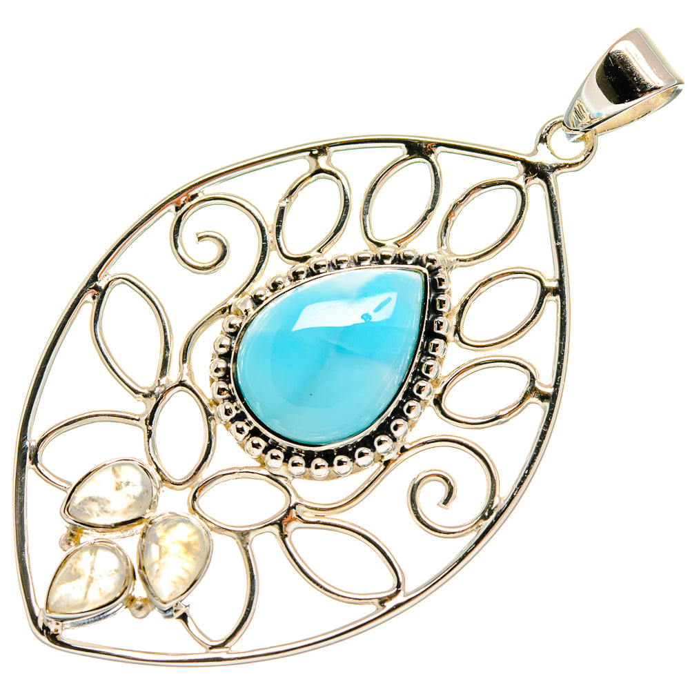Larimar Pendants handcrafted by Ana Silver Co - PD24834 - Photo 2