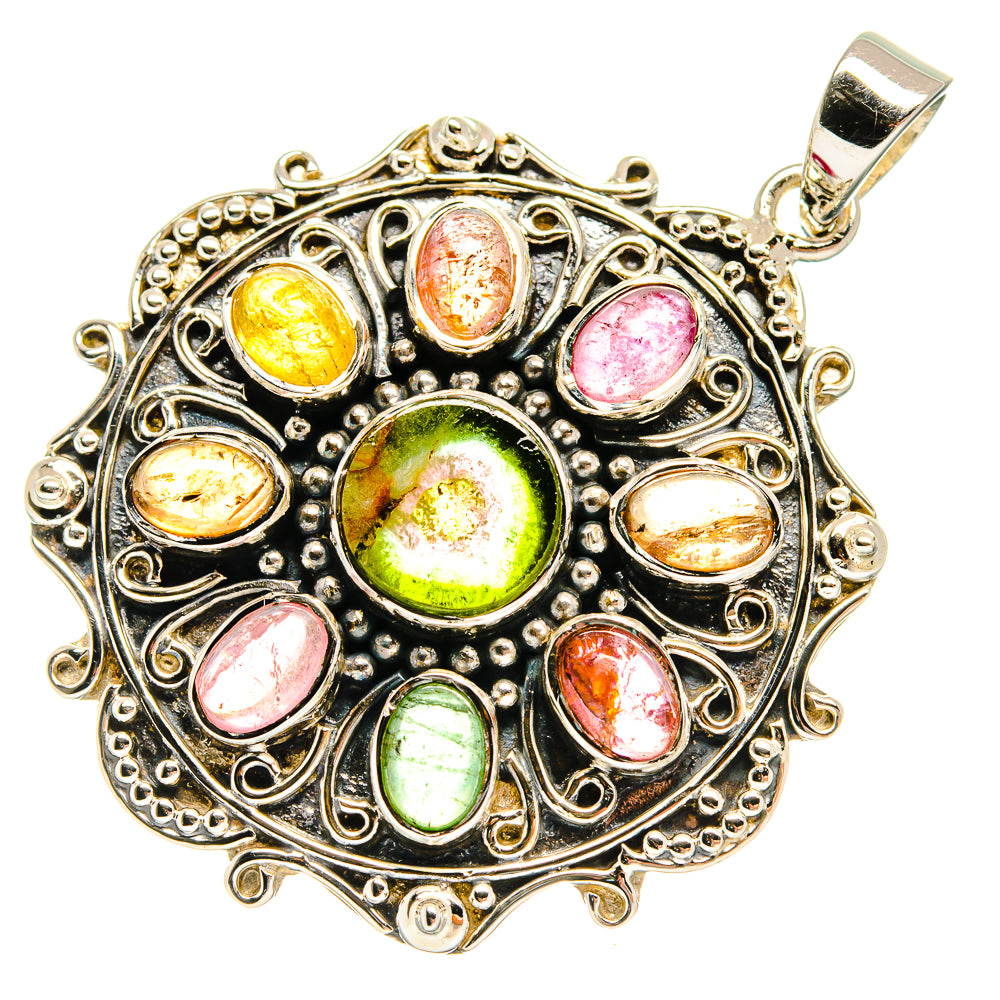 Tourmaline Pendants handcrafted by Ana Silver Co - PD24861 - Photo 2
