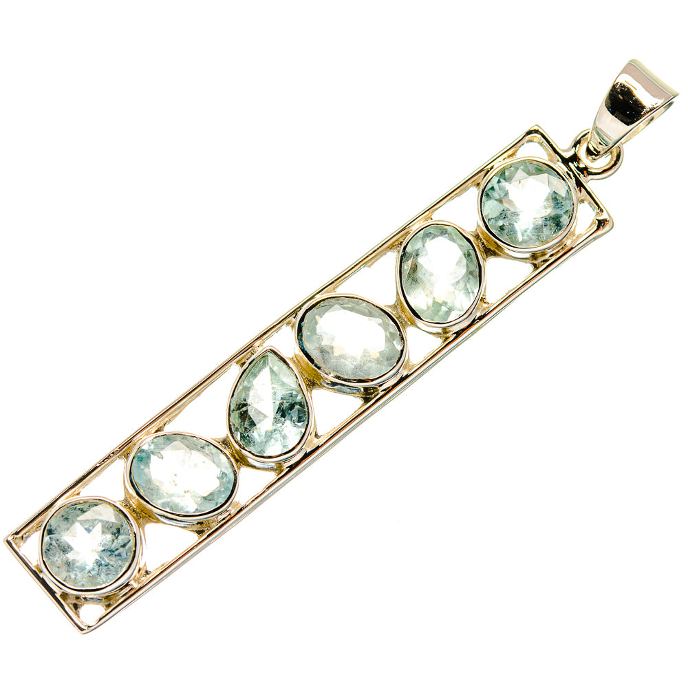 Blue Topaz Pendants handcrafted by Ana Silver Co - PD24875 - Photo 2