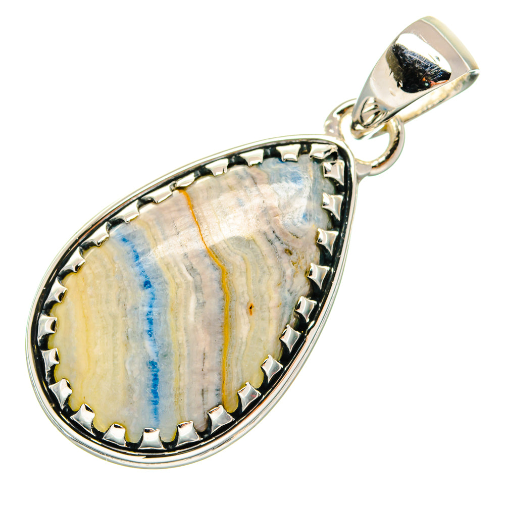 Blue Scheelite Pendants handcrafted by Ana Silver Co - PD24962 - Photo 2