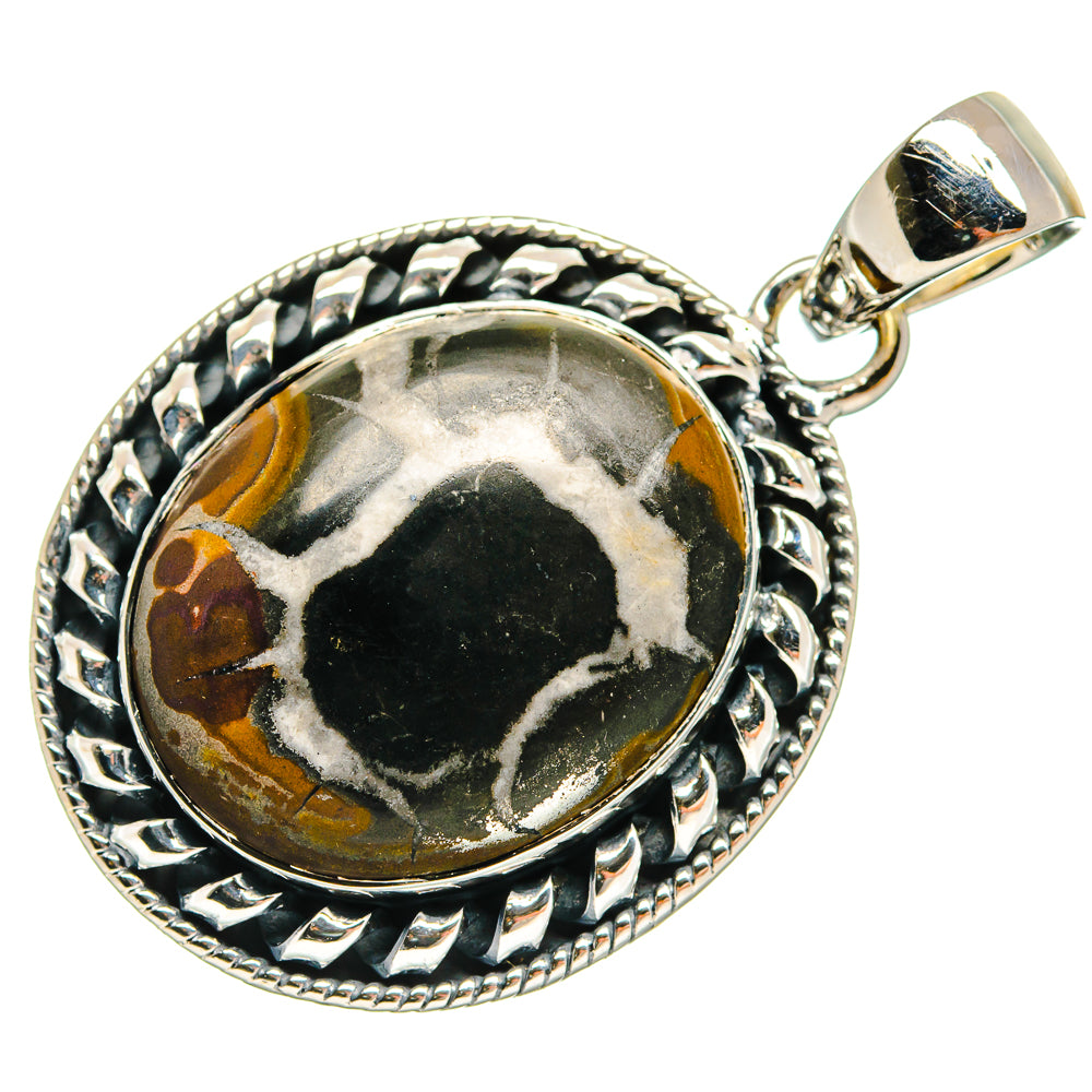 Septarian Geode Pendants handcrafted by Ana Silver Co - PD24973 - Photo 2