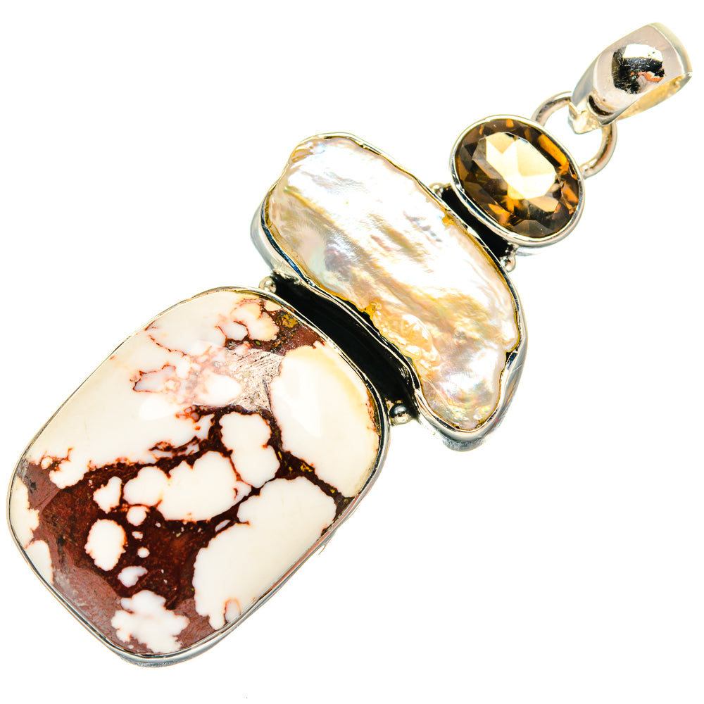 Wild Horse Jasper Pendants handcrafted by Ana Silver Co - PD24993 - Photo 2