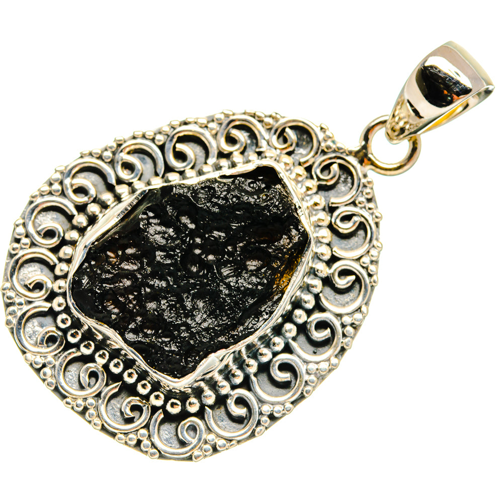 Tektite Pendants handcrafted by Ana Silver Co - PD25042 - Photo 2
