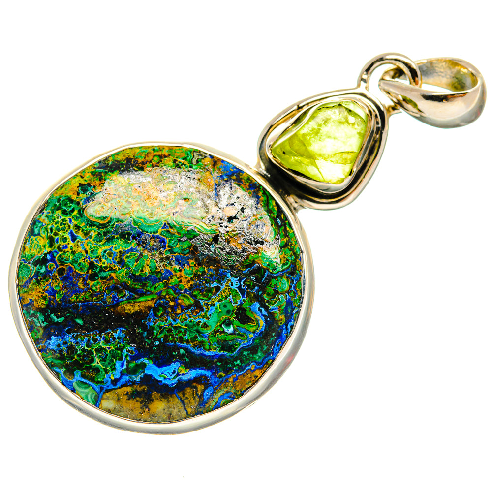 Azurite Pendants handcrafted by Ana Silver Co - PD25054 - Photo 2