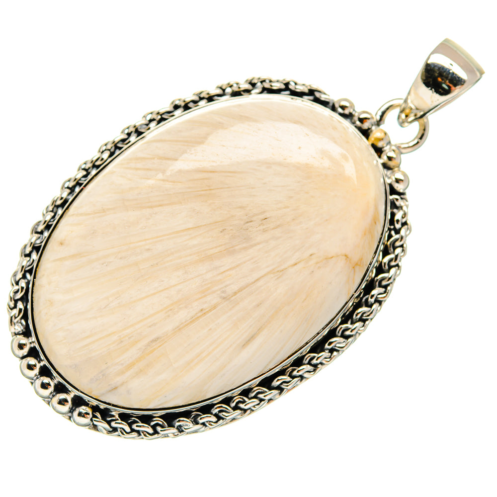Scolecite Pendants handcrafted by Ana Silver Co - PD25061 - Photo 2