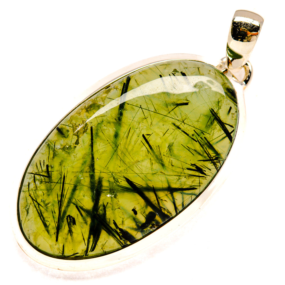 Prehnite Pendants handcrafted by Ana Silver Co - PD25073 - Photo 2