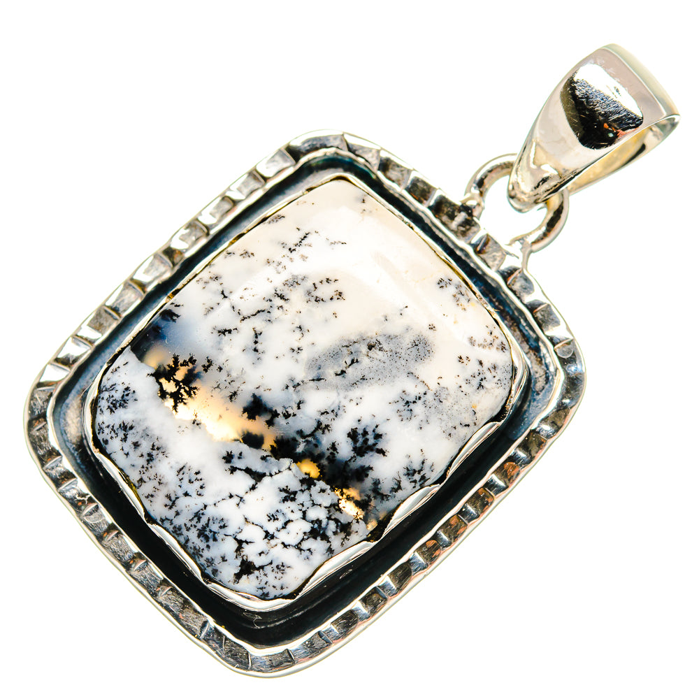 Dendritic Opal Pendants handcrafted by Ana Silver Co - PD25082 - Photo 2