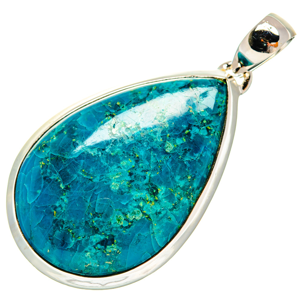 Chrysocolla Pendants handcrafted by Ana Silver Co - PD25100 - Photo 2