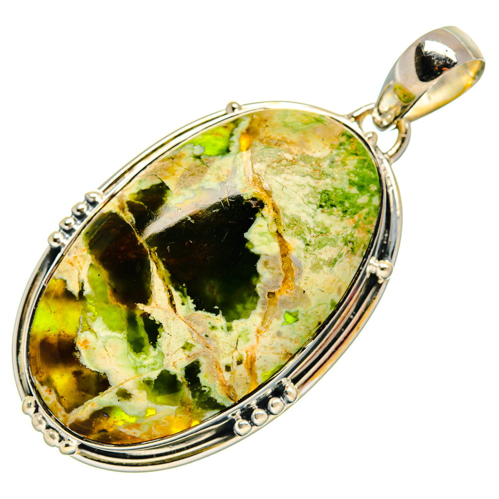 Rainforest Opal Pendants handcrafted by Ana Silver Co - PD25109 - Photo 2