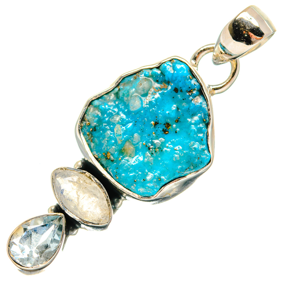 Turquoise Pendants handcrafted by Ana Silver Co - PD25132 - Photo 2