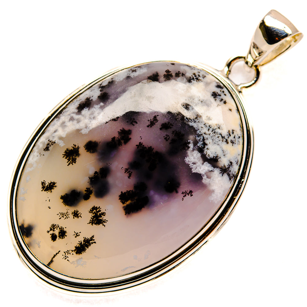 Dendritic Opal Pendants handcrafted by Ana Silver Co - PD25199 - Photo 2