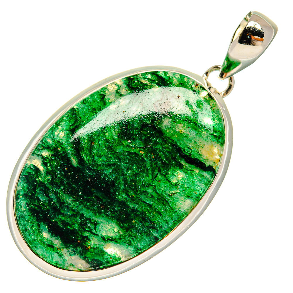 Green Aventurine Pendants handcrafted by Ana Silver Co - PD25280 - Photo 2
