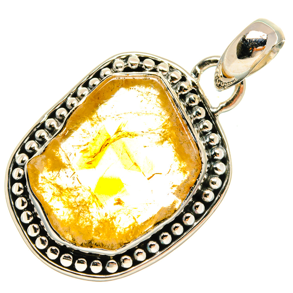 Citrine Pendants handcrafted by Ana Silver Co - PD25323 - Photo 2