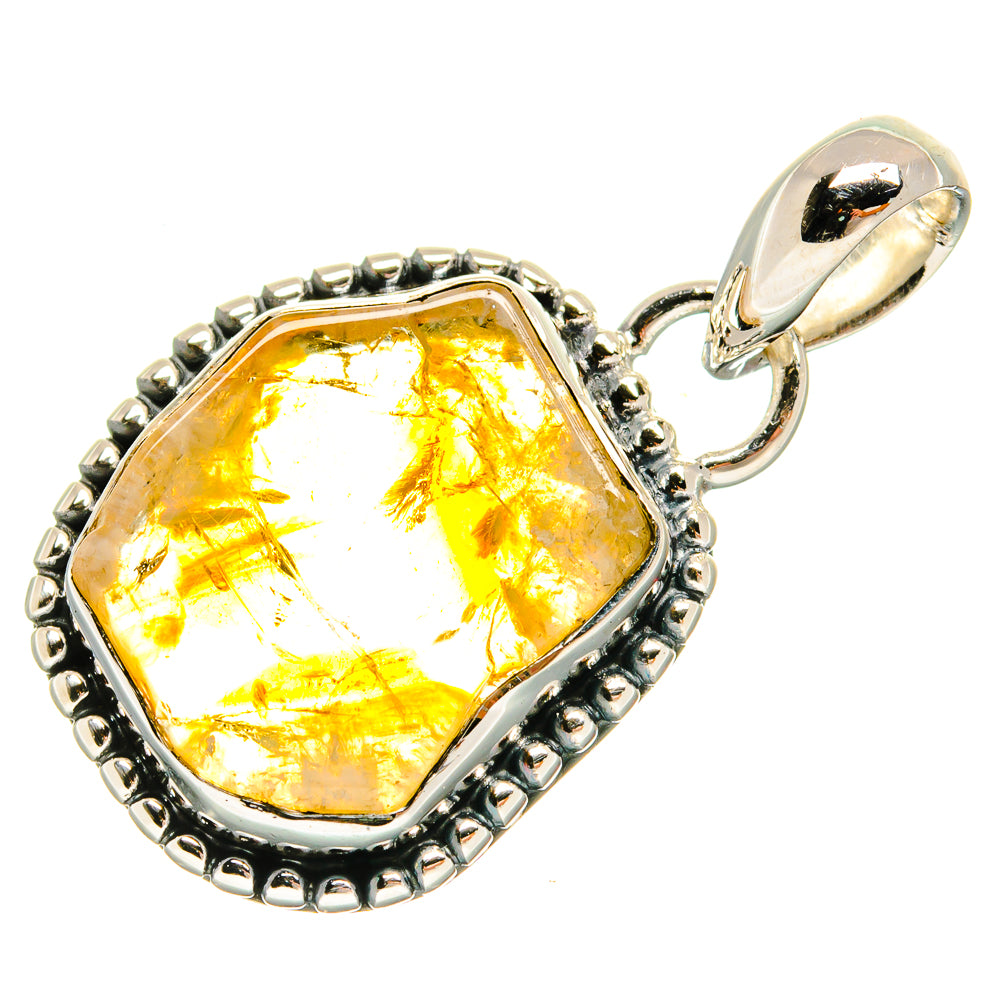 Citrine Pendants handcrafted by Ana Silver Co - PD25330 - Photo 2
