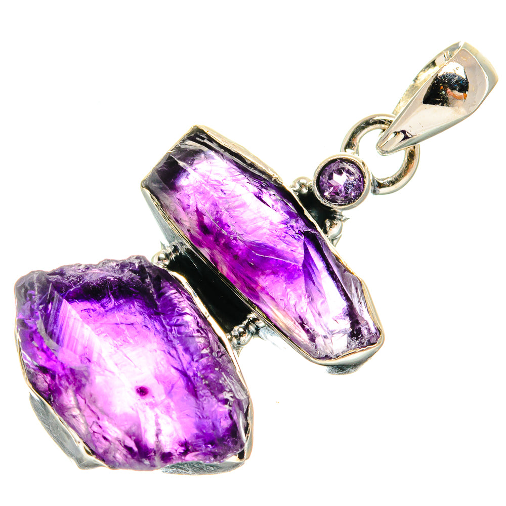 Amethyst Pendants handcrafted by Ana Silver Co - PD25332 - Photo 2