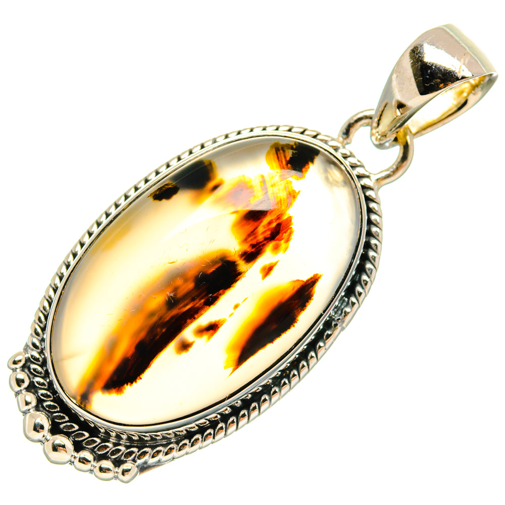 Montana Agate Pendants handcrafted by Ana Silver Co - PD25348 - Photo 2