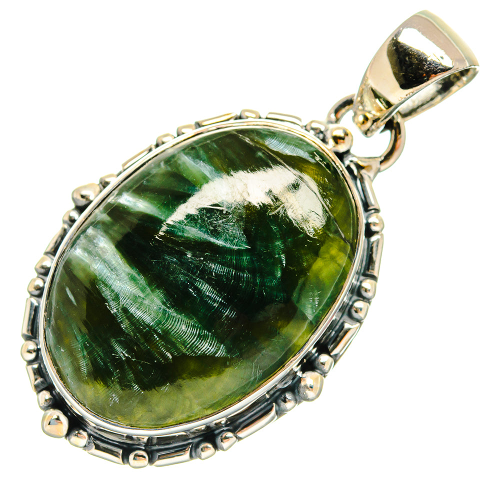 Seraphinite Pendants handcrafted by Ana Silver Co - PD25352 - Photo 2