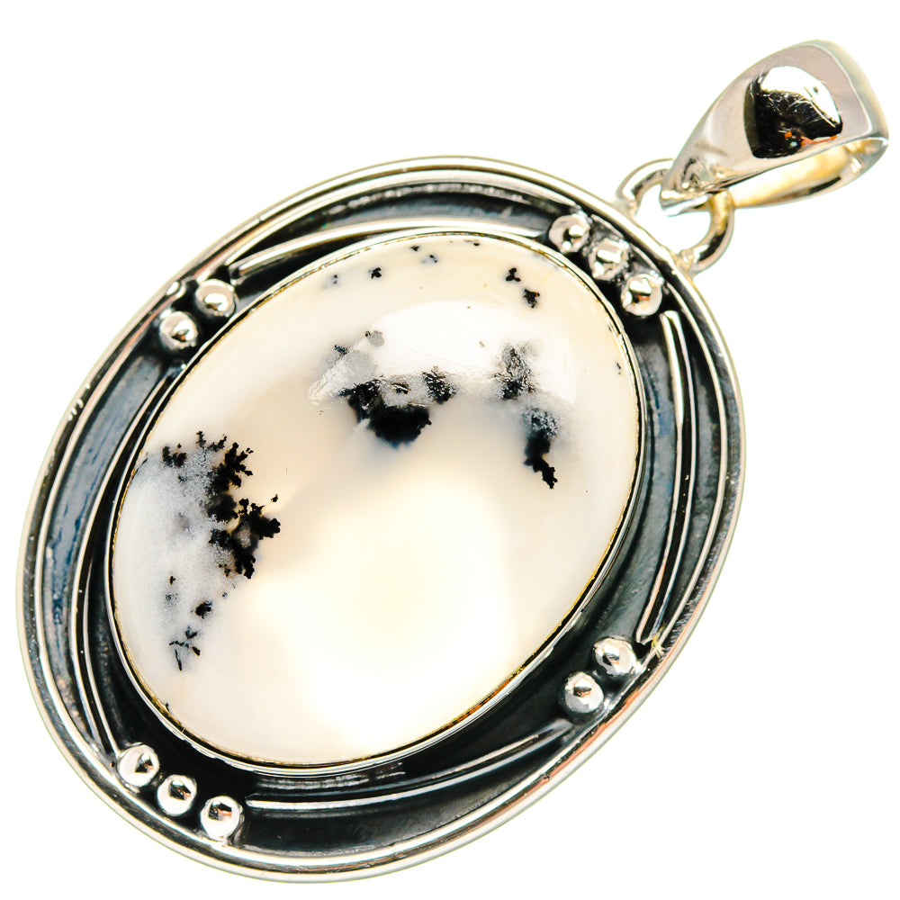 Dendritic Opal Pendants handcrafted by Ana Silver Co - PD25353 - Photo 2