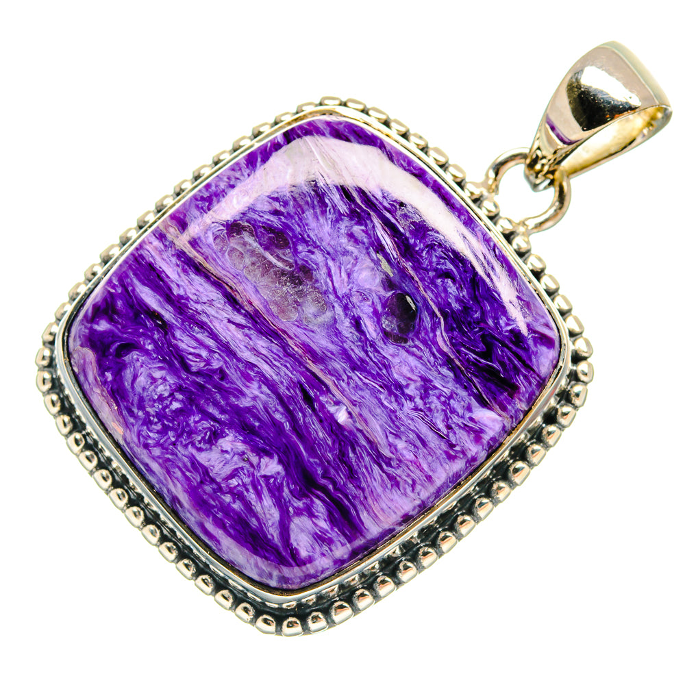 Charoite Pendants handcrafted by Ana Silver Co - PD25359 - Photo 2