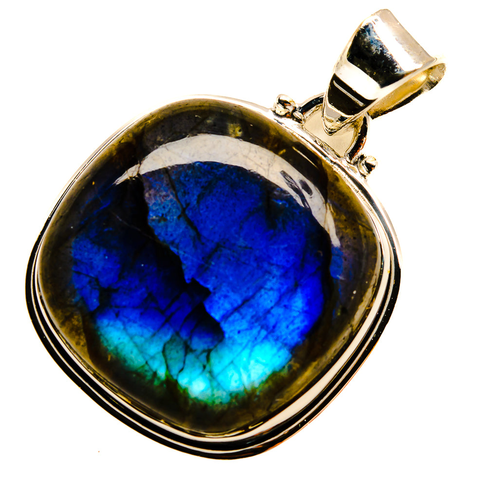 Labradorite Pendants handcrafted by Ana Silver Co - PD25386 - Photo 2