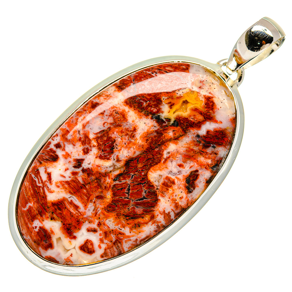 Crazy Lace Agate Pendants handcrafted by Ana Silver Co - PD25397 - Photo 2