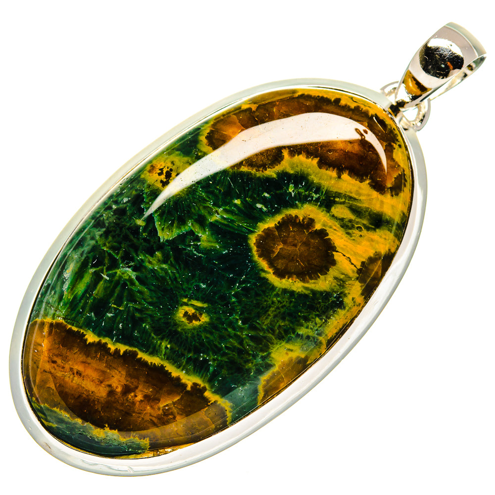 Ocean Jasper Pendants handcrafted by Ana Silver Co - PD25399 - Photo 2