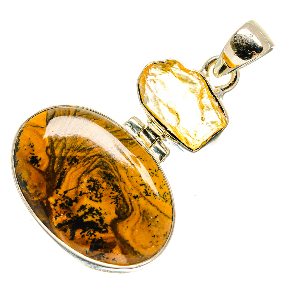 Picture Jasper Pendants handcrafted by Ana Silver Co - PD25430 - Photo 2