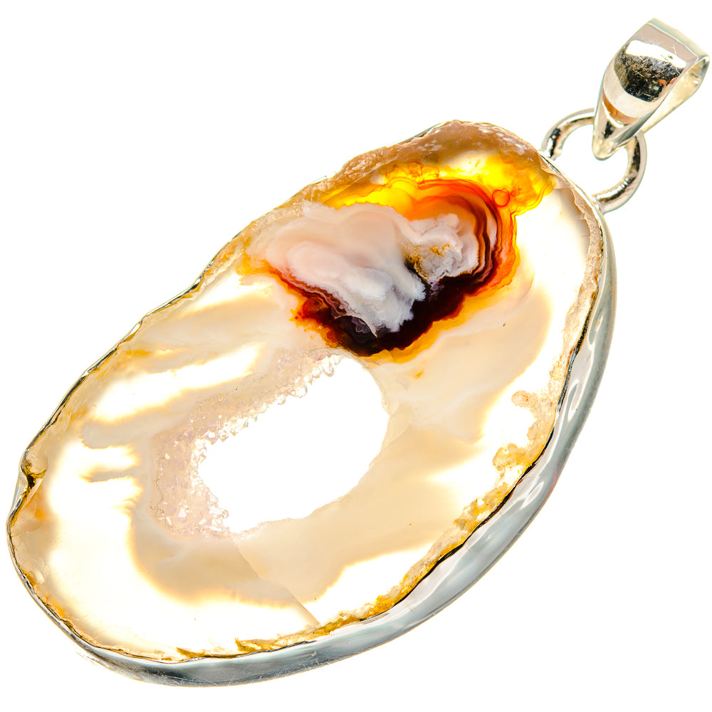 Coconut Geode Druzy Pendants handcrafted by Ana Silver Co - PD25502 - Photo 2