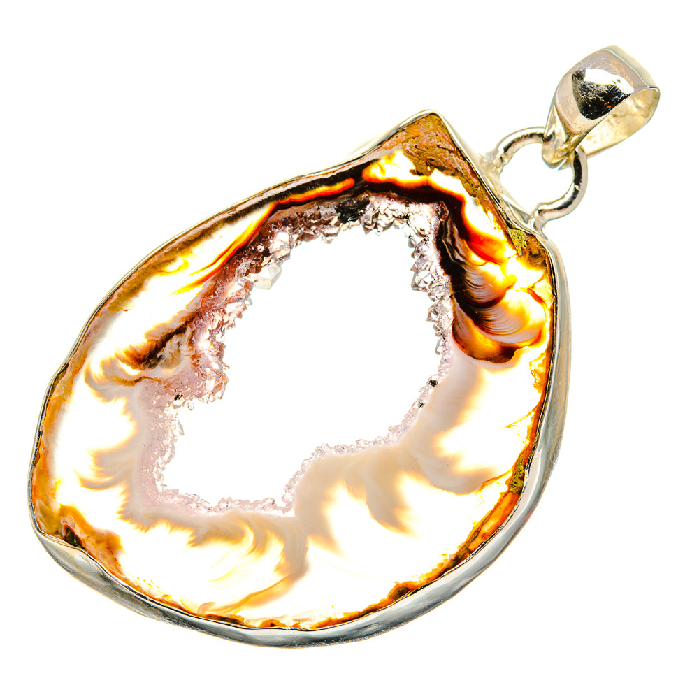 Coconut Geode Druzy Pendants handcrafted by Ana Silver Co - PD25504 - Photo 2