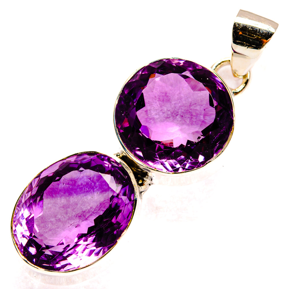 Amethyst Pendants handcrafted by Ana Silver Co - PD25519 - Photo 2