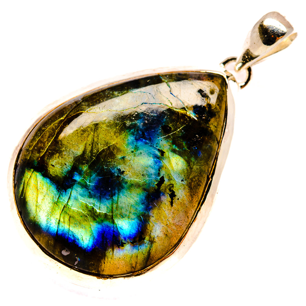 Labradorite Pendants handcrafted by Ana Silver Co - PD25521 - Photo 2