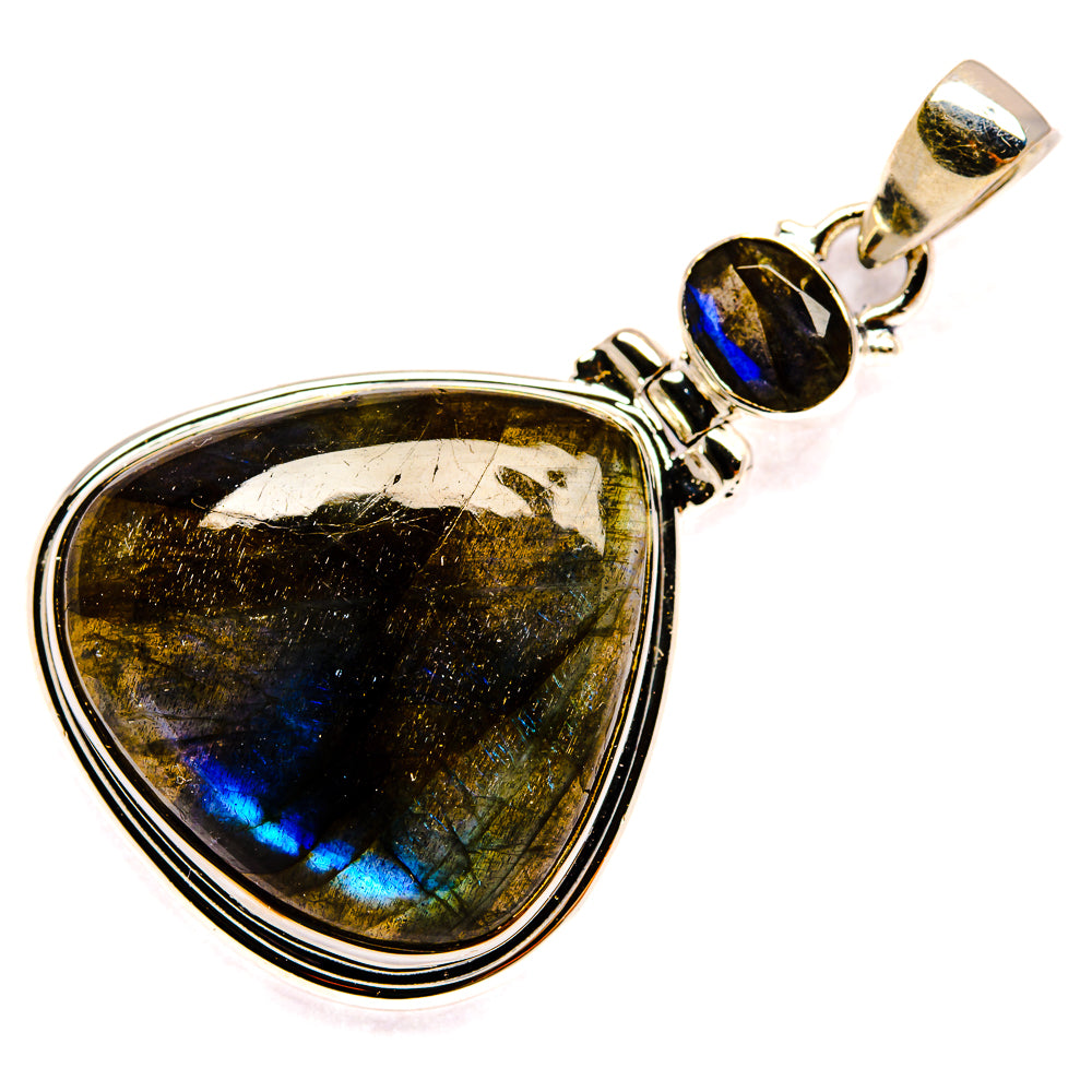 Labradorite Pendants handcrafted by Ana Silver Co - PD25522 - Photo 2