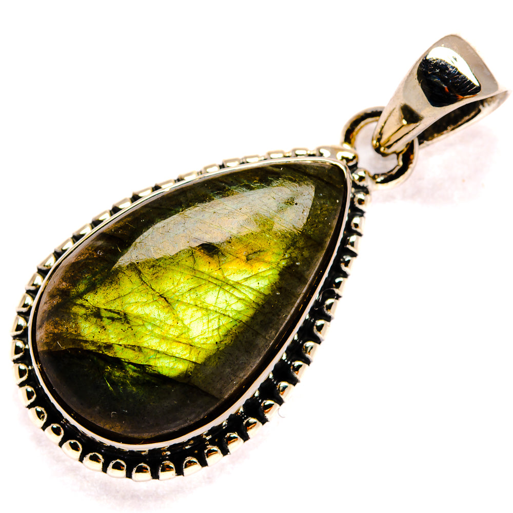 Labradorite Pendants handcrafted by Ana Silver Co - PD25524 - Photo 2