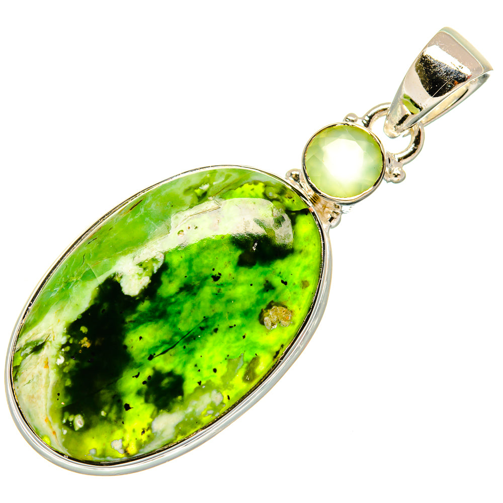 Rainforest Opal Pendants handcrafted by Ana Silver Co - PD25583 - Photo 2