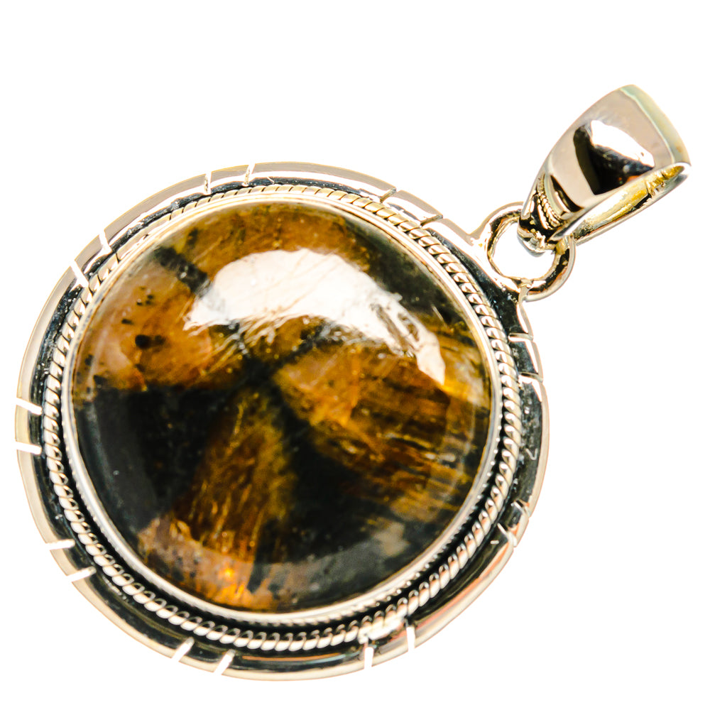 Chiastolite Pendants handcrafted by Ana Silver Co - PD25587 - Photo 2