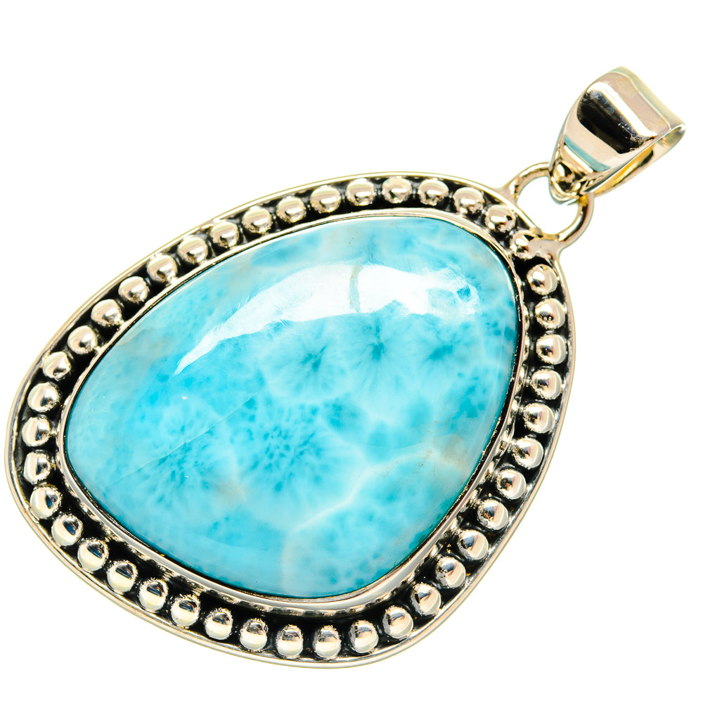Larimar Pendants handcrafted by Ana Silver Co - PD25594 - Photo 2