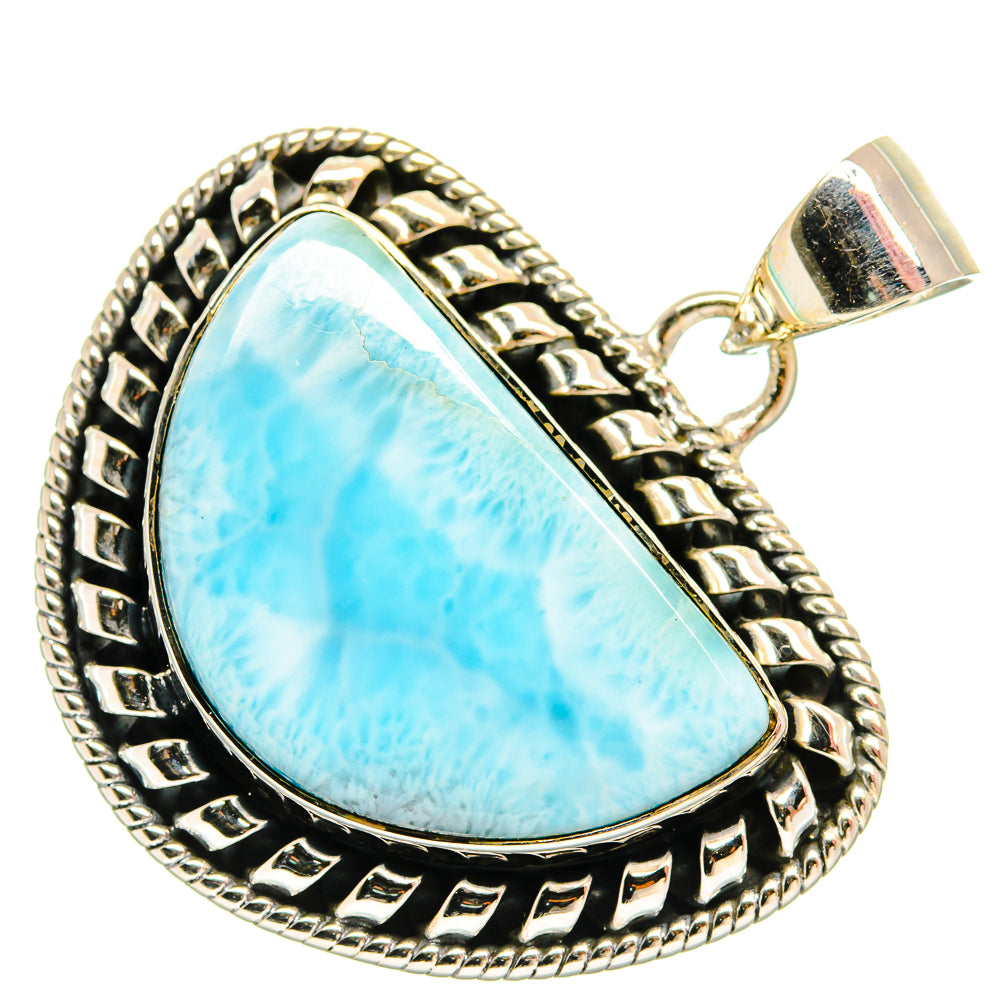 Larimar Pendants handcrafted by Ana Silver Co - PD25596 - Photo 2