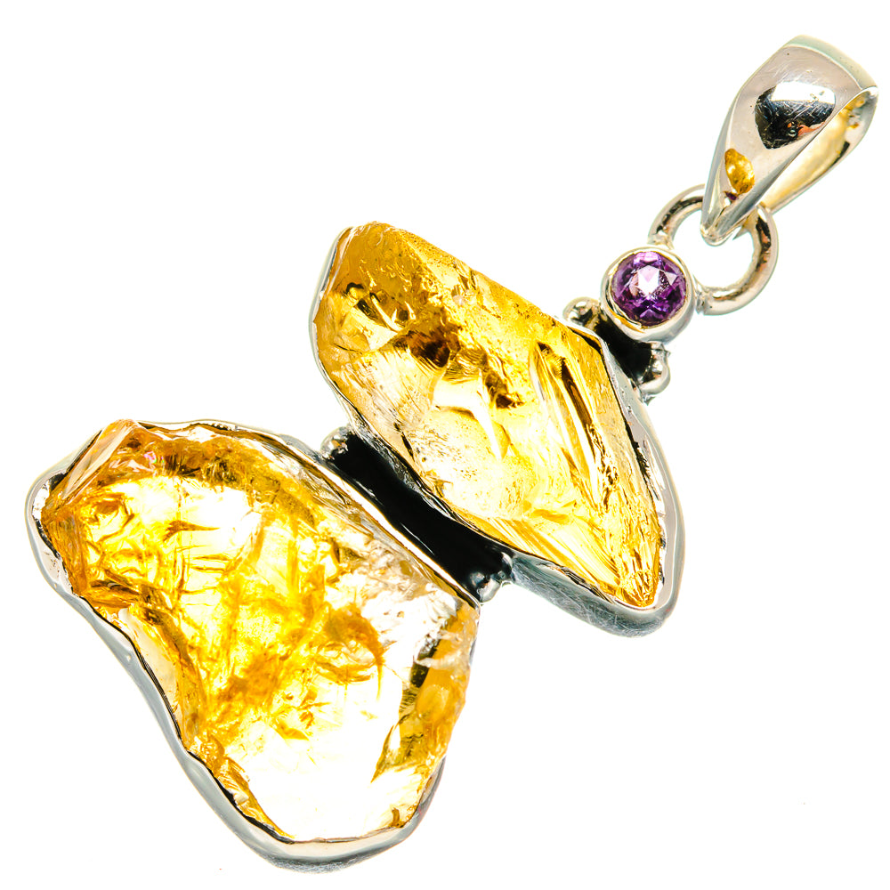 Citrine Pendants handcrafted by Ana Silver Co - PD25622 - Photo 2