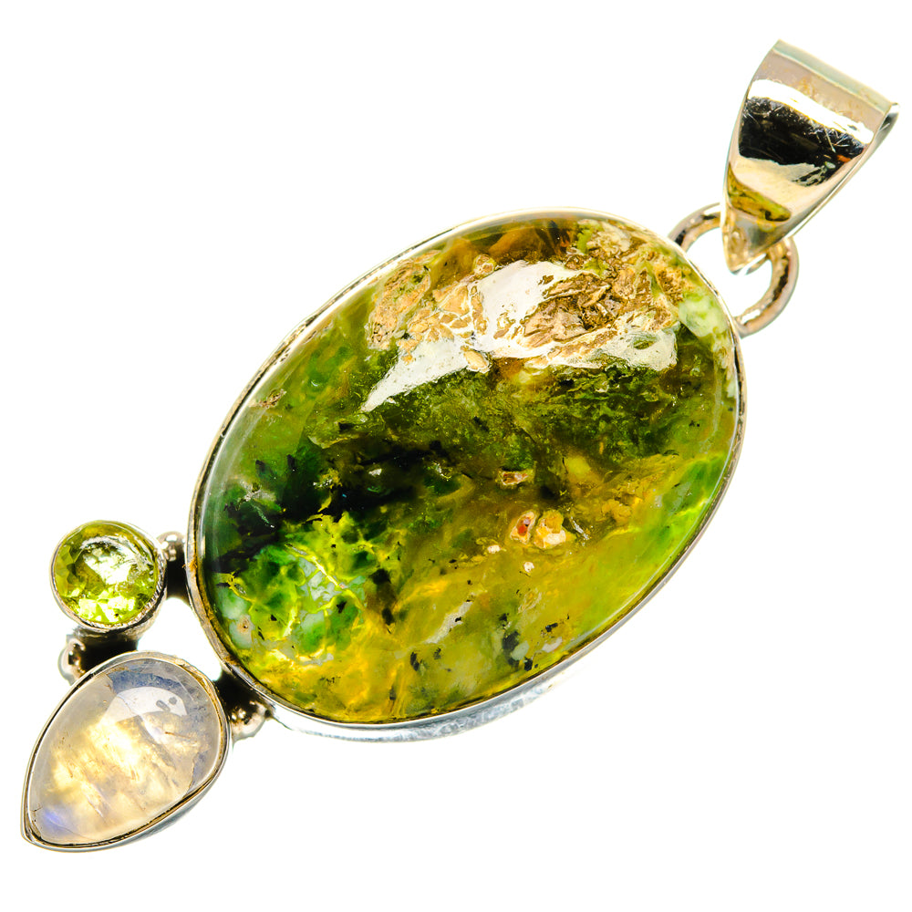 Rainforest Opal Pendants handcrafted by Ana Silver Co - PD25675 - Photo 2