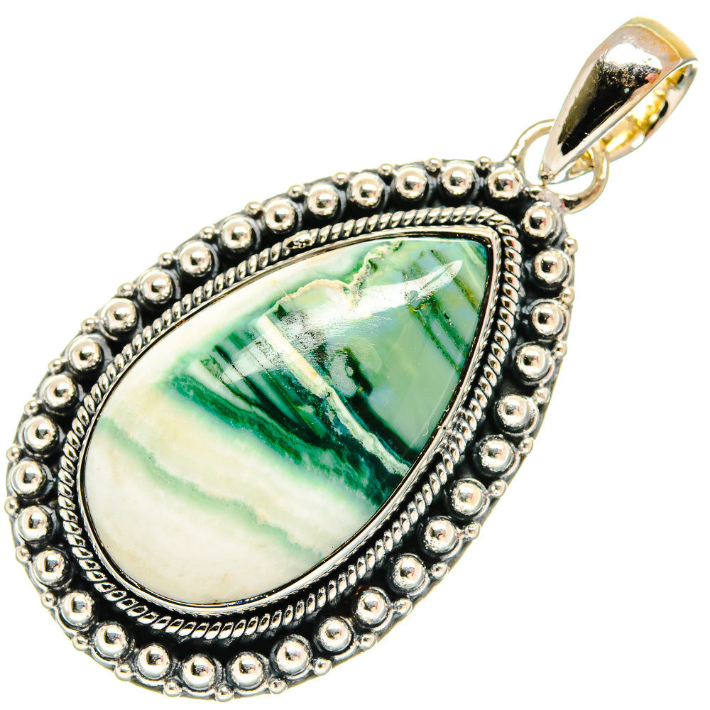 Ocean Jasper Pendants handcrafted by Ana Silver Co - PD25719 - Photo 2