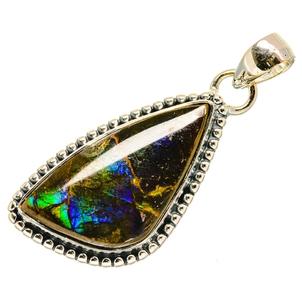 Ammolite Pendants handcrafted by Ana Silver Co - PD25766 - Photo 2