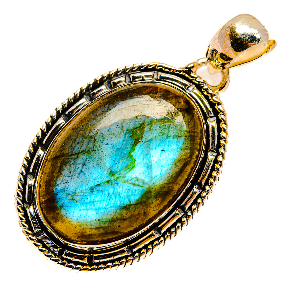 Labradorite Pendants handcrafted by Ana Silver Co - PD25836 - Photo 2