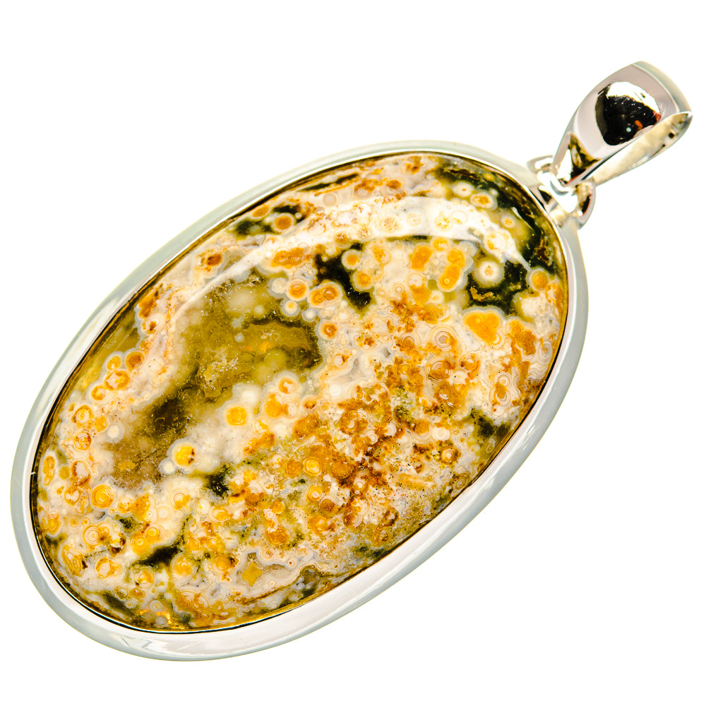 Ocean Jasper Pendants handcrafted by Ana Silver Co - PD25844 - Photo 2