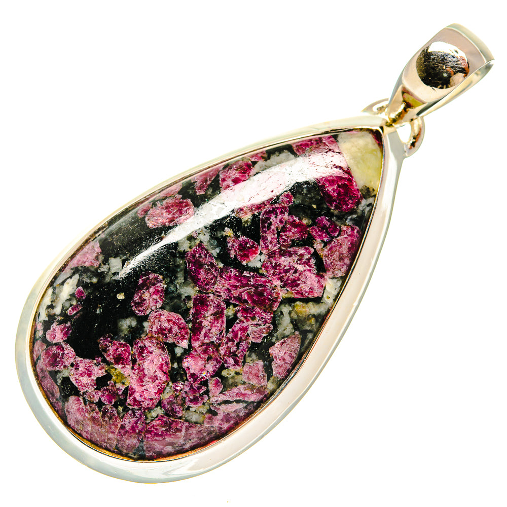 Russian Eudialyte Pendants handcrafted by Ana Silver Co - PD25882 - Photo 2