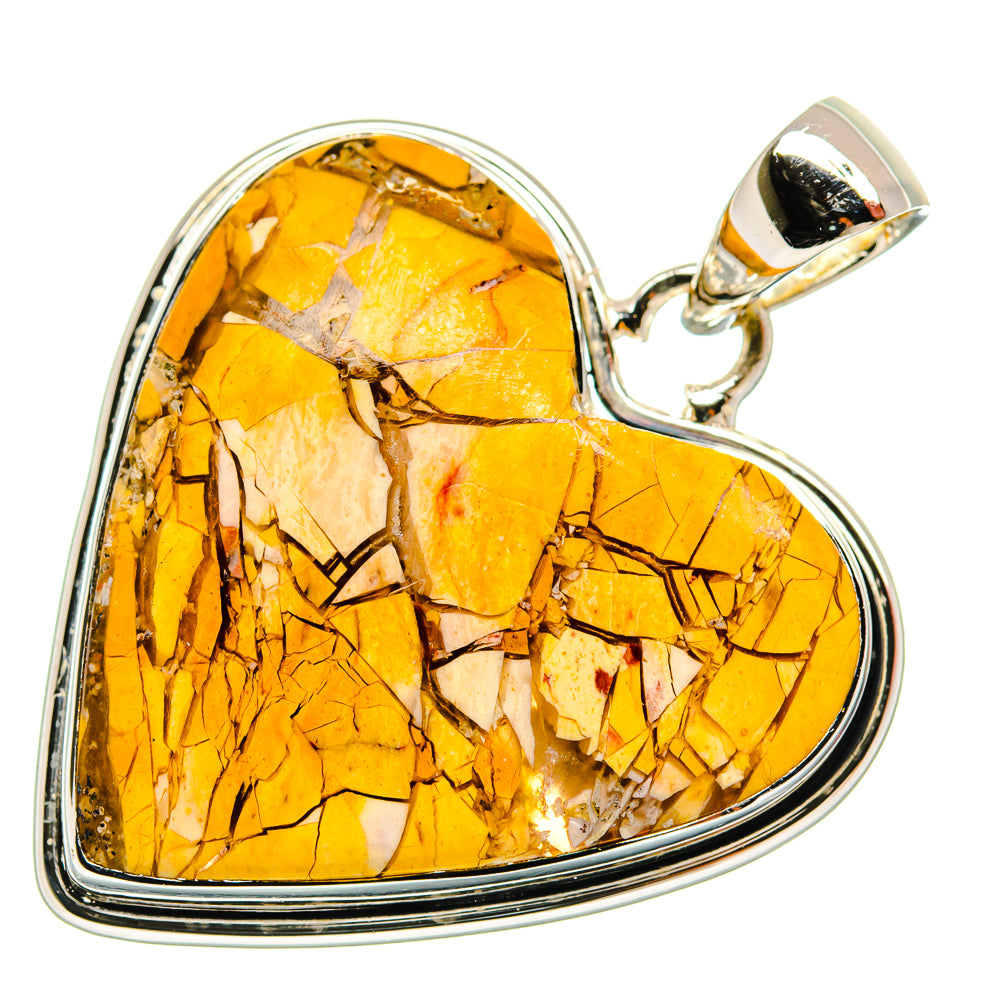 Brecciated Mookaite Pendants handcrafted by Ana Silver Co - PD25888 - Photo 2