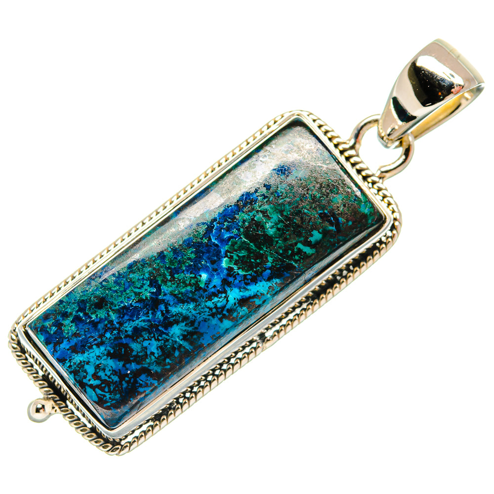 Shattuckite Pendants handcrafted by Ana Silver Co - PD25955 - Photo 2