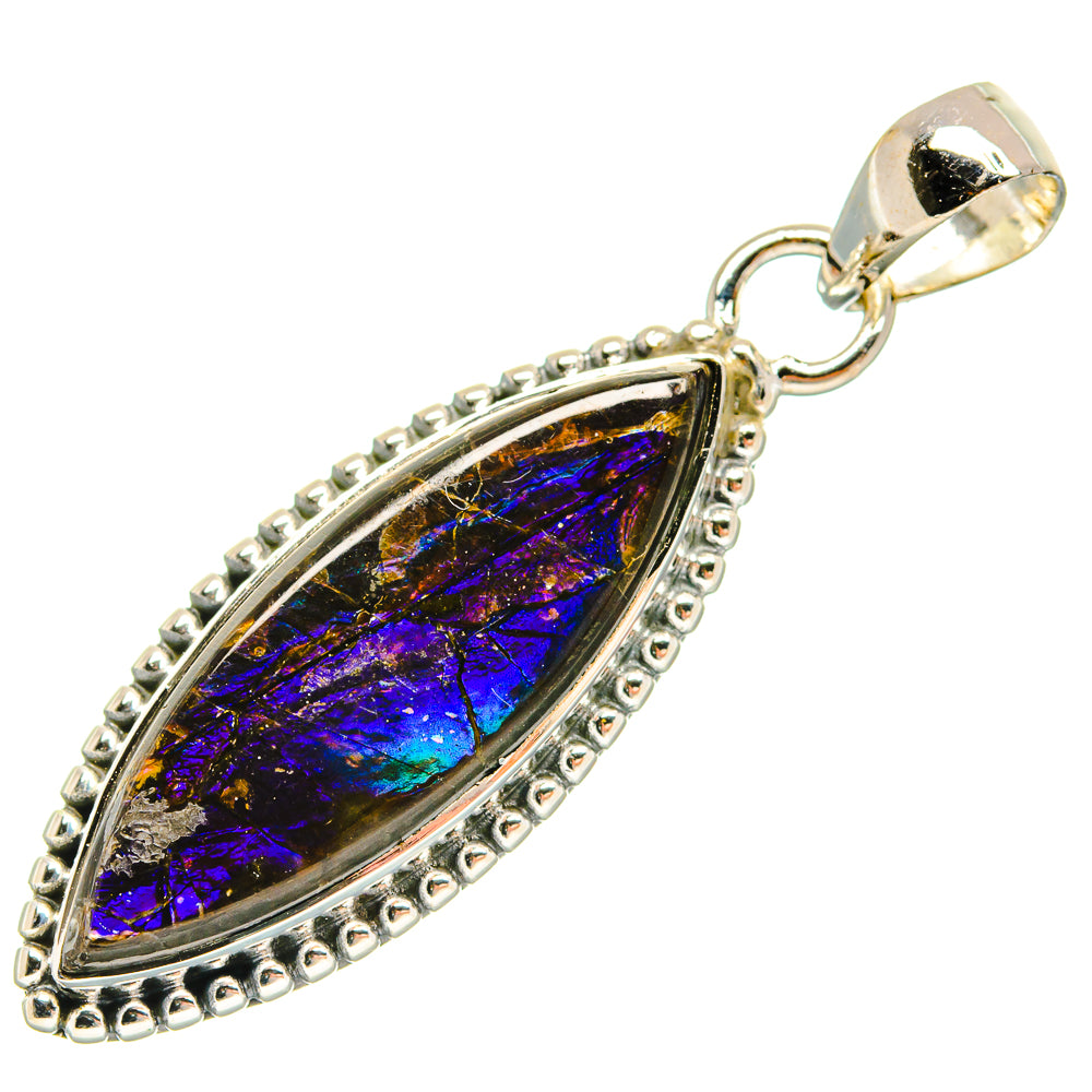 Ammolite Pendants handcrafted by Ana Silver Co - PD25956 - Photo 2
