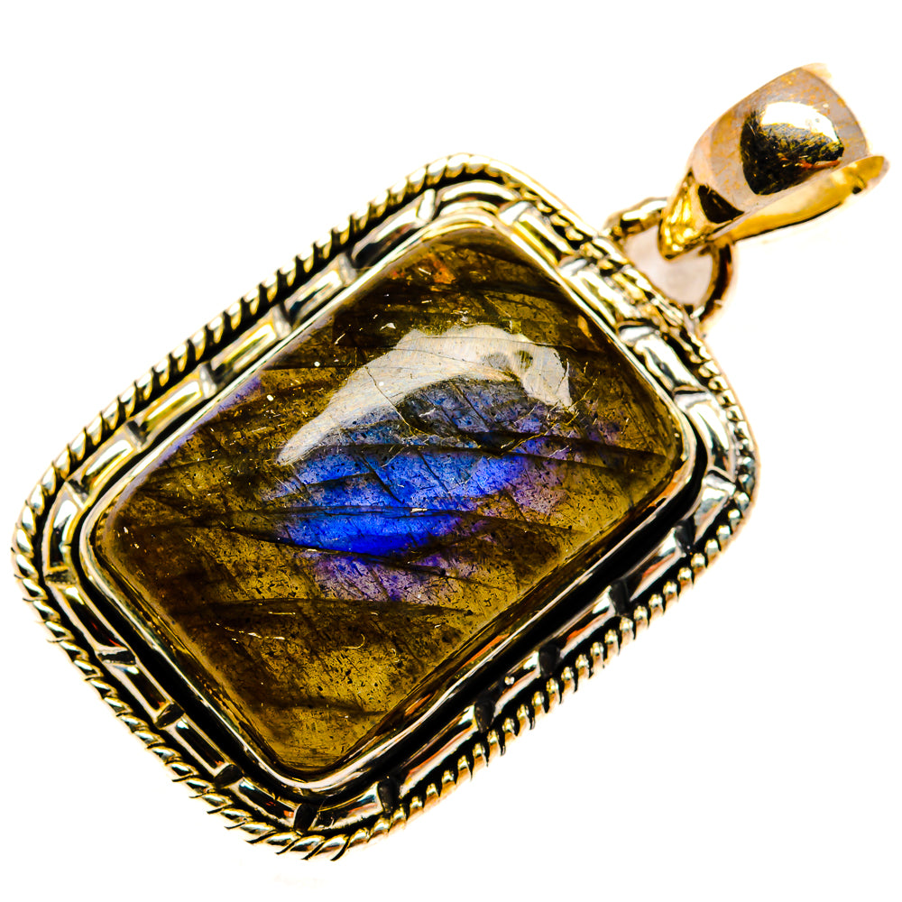Labradorite Pendants handcrafted by Ana Silver Co - PD25964 - Photo 2